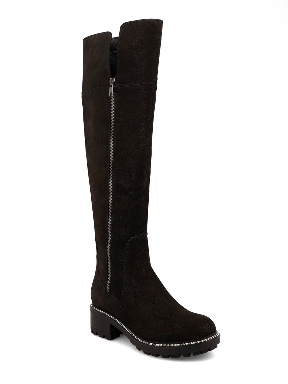 MIA Women's Pike Lug Sole Tall Boots Size 7.5M Black